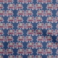 thumbnail image 1 of oneOone Cotton Flex Blue Fabric Elephant Craft Projects Decor Fabric Printed By The Yard 40 Inch Wide, 1 of 5