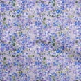 thumbnail image 1 of oneOone Cotton Flex Blue Fabric Floral Craft Projects Decor Fabric Printed By The Yard 40 Inch Wide, 1 of 4