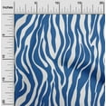thumbnail image 1 of oneOone Cotton Flex Blue Fabric Skins Animal Sewing Craft Projects Fabric Prints By Yard 40 Inch Wide, 1 of 4