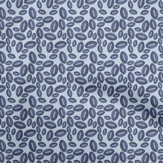 oneOone Cotton Flex Blue Fabric Sports Sewing Material Print Fabric By The Yard 40 Inch Wide-aA
