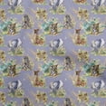 thumbnail image 1 of oneOone Cotton Flex Bluish Violet Fabric Animal Sewing Craft Projects Fabric Prints By Yard 40 Inch Wide, 1 of 4