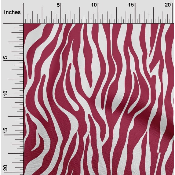 oneOone Cotton Flex Bright Crimson Red Fabric Skins Animal Sewing Craft Projects Fabric Prints By Yard 40 Inch Wide