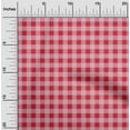 thumbnail image 1 of oneOone Cotton Flex Bright Red Fabric Gingham Check Sewing Craft Projects Fabric Prints By Yard 40 Inches Wide, 1 of 4