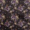 thumbnail image 1 of oneOone Cotton Flex Brown Fabric Florals Diy Clothing Quilting Fabric Print Fabric By Yard 40 Inch Wide, 1 of 4