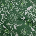thumbnail image 1 of oneOone Cotton Flex Dark Green Fabric Jacobean Floral Quilting Supplies Print Sewing Fabric By The Yard 40 Inch Wide, 1 of 4