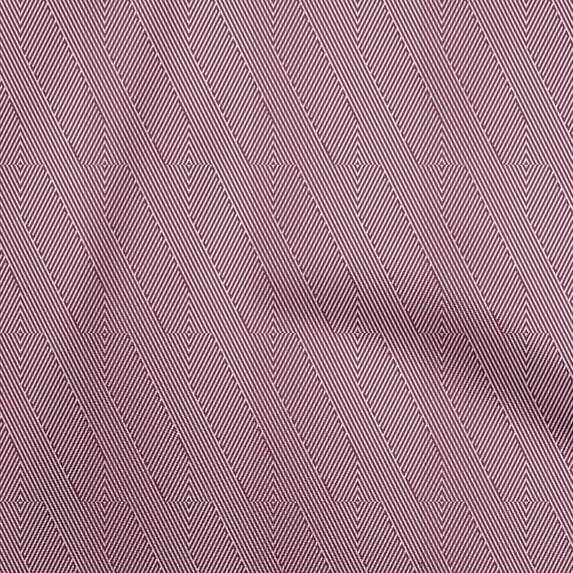 oneOone Cotton Flex Dark Magenta Fabric Geometrical Dress Material Fabric Print Fabric By The Yard 40 Inch Wide