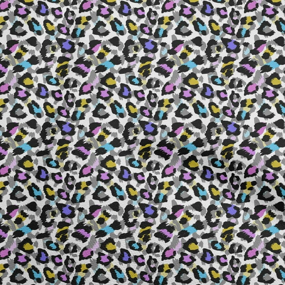 oneOone Cotton Flex Dark Olive Green Fabric Animal Skin Craft Projects Decor Fabric Printed By The Yard 40 Inch Wide