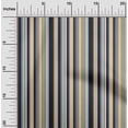 thumbnail image 1 of oneOone Cotton Flex Fabric Bayadere Stripe Decor Fabric Printed BTY 40 Inch Wide, 1 of 4