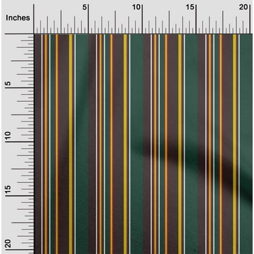 oneOone Cotton Flex Fabric Bayadere Stripe Print Fabric BTY 40 Inch Wide
