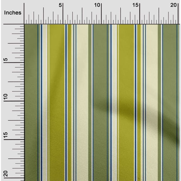 oneOone Cotton Flex Fabric Bayadere Stripe Print Sewing Fabric BTY 40 Inch Wide