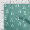 thumbnail image 1 of oneOone Cotton Flex Fabric Branch & Owl Block Print Fabric By Yard 40 Inch Wide, 1 of 4