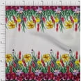 thumbnail image 1 of oneOone Cotton Flex Fabric Leaves & Flower Panel Print Fabric By The Yard 40 Inch Wide, 1 of 3