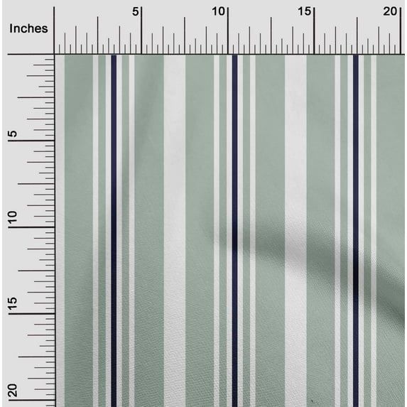 oneOone Cotton Flex Fabric Stripe Print Sewing Fabric BTY 40 Inch Wide