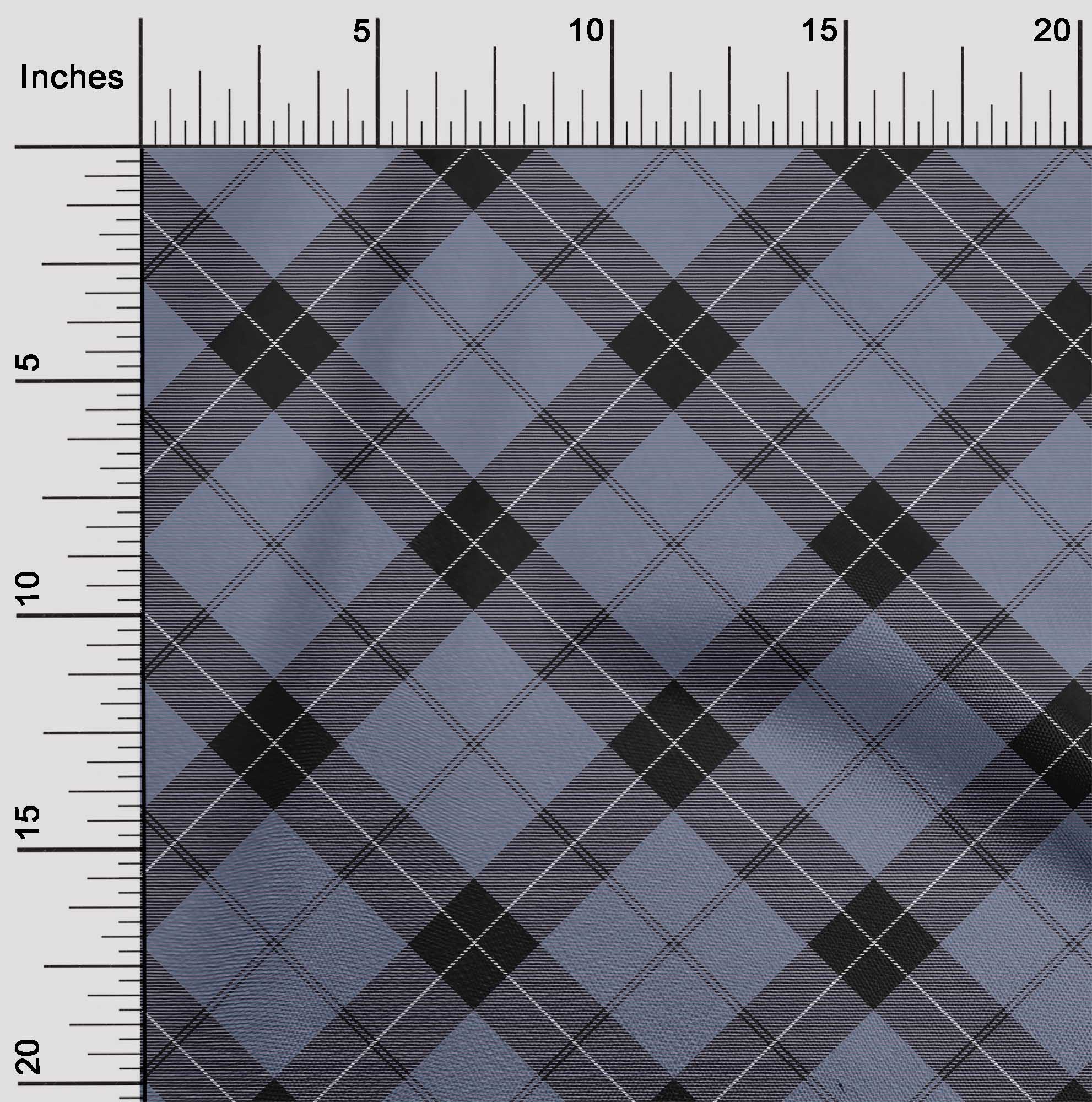 Check Print Textile oneOone Cotton Flex Fabric Tartan Check Print Fabric By Yard 40 Inch ...