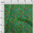 thumbnail image 1 of oneOone Cotton Flex Green Fabric Batik Sewing Craft Projects Fabric Prints By Yard 40 Inch Wide, 1 of 4