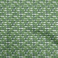 thumbnail image 1 of oneOone Cotton Flex Green Fabric Leaf With Stripes Sewing Craft Projects Fabric Prints By Yard 40 Inch Wide, 1 of 5