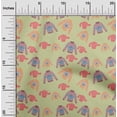 thumbnail image 1 of oneOone Cotton Flex Greenish Beige Fabric Clothes Kids Sewing Material Print Fabric By The Yard 40 Inch Wide, 1 of 4