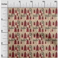 thumbnail image 1 of oneOone Cotton Flex Light Brown Fabric Merry Christmas Diy Clothing Quilting Fabric Print Fabric By Yard 40 Inch Wide-FN0, 1 of 1