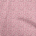 thumbnail image 1 of oneOone Cotton Flex Light Pink Fabric Floral Retro Craft Projects Decor Fabric Printed By The Yard 40 Inch Wide, 1 of 5