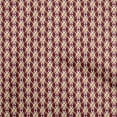 thumbnail image 1 of oneOone Cotton Flex Maroon Fabric Asian Kilim Sewing Material Print Fabric By The Yard 40 Inch Wide, 1 of 5