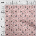 thumbnail image 1 of oneOone Cotton Flex Mauve Fabric Triangle Geometric Sewing Craft Projects Fabric Prints By Yard 40 Inch Wide, 1 of 4