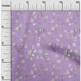thumbnail image 1 of oneOone Cotton Flex Pastel Purple Fabric Leaves & Floral Artistic Fabric For Sewing Printed Craft Fabric By The Yard 40 Inch Wide, 1 of 4