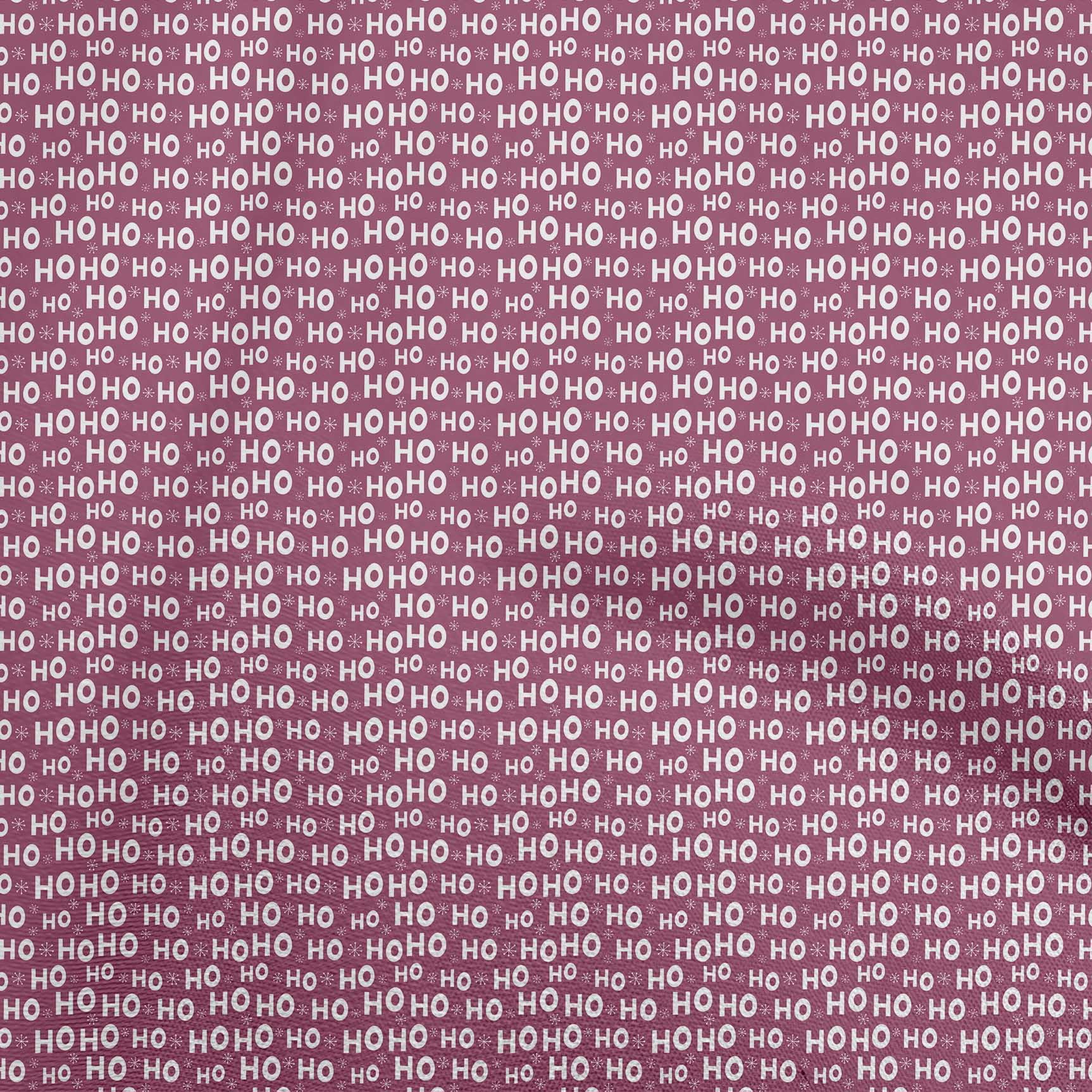oneOone Cotton Flex Pink Fabric Christmas Fabric For Sewing Printed Craft Fabric By The Yard 40 Inch Wide