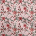 thumbnail image 1 of oneOone Cotton Flex Pink Fabric Floral Fabric For Sewing Printed Craft Fabric By The Yard 40 Inch Wide, 1 of 4