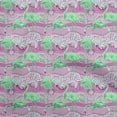 thumbnail image 1 of oneOone Cotton Flex Pink Fabric Tropical Flamingo With Abstract Background Sewing Material Print Fabric By The Yard 40 Inch Wide, 1 of 4