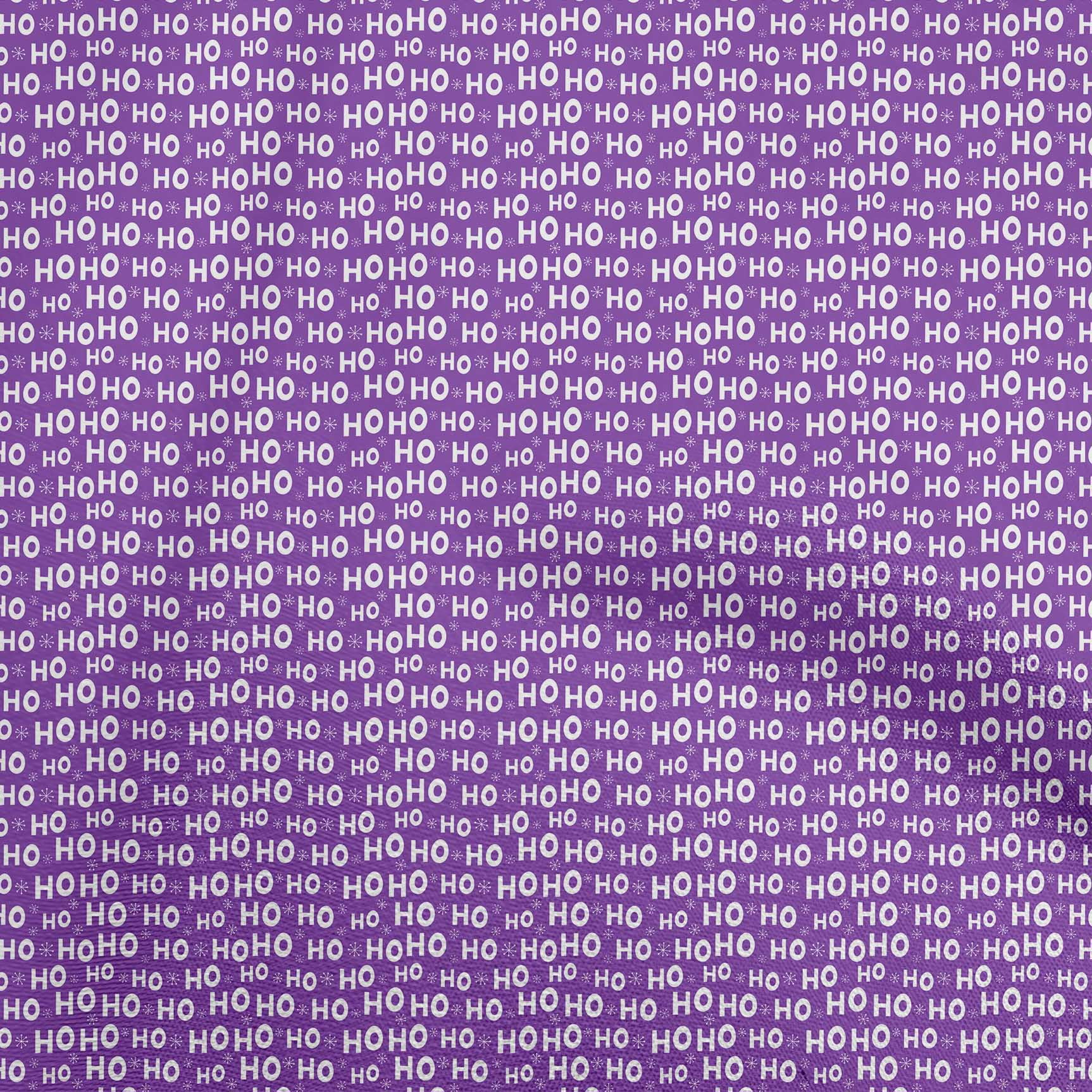 oneOone Cotton Flex Purple Fabric Christmas Diy Clothing Quilting Fabric Print Fabric By Yard 40 Inch Wide