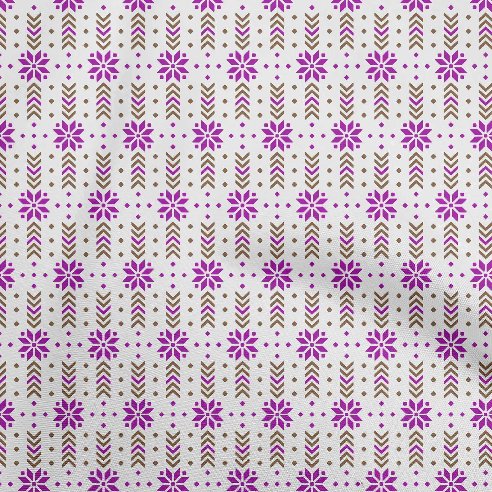 oneOone Cotton Flex Purple Fabric Christmas Sewing Fabric By The Yard Printed Diy Clothing Sewing Supplies 40 Inch Wide