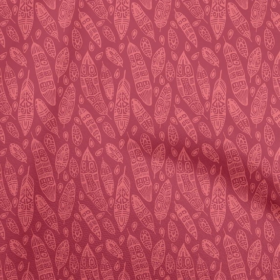 oneOone Cotton Flex Red Fabric African Diy Clothing Quilting Fabric Print Fabric By Yard 40 Inch Wide