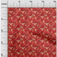 thumbnail image 1 of oneOone Cotton Flex Red Fabric Merry Christmas Sewing Craft Projects Fabric Prints By Yard 40 Inch Wide-FC0, 1 of 1