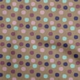 thumbnail image 1 of oneOone Cotton Flex Tawny Brown Fabric Dot Craft Projects Decor Fabric Printed By The Yard 40 Inch Wide, 1 of 5