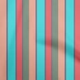 thumbnail image 1 of oneOone Cotton Flex Turquoise Green Fabric Stripes Craft Projects Decor Fabric Printed By The Yard 40 Inch Wide-7L, 1 of 6