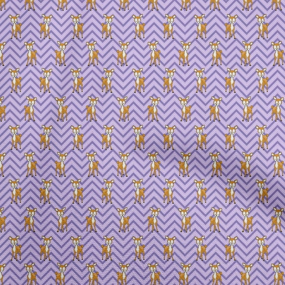 oneOone Cotton Flex Violet Fabric Animal Sewing Craft Projects Fabric Prints By Yard 40 Inch Wide