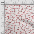 thumbnail image 1 of oneOone Cotton Flex White Fabric Giraffe Animal Skin Dress Material Fabric Print Fabric By The Yard 40 Inch Wide, 1 of 4