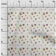 thumbnail image 1 of oneOone Cotton Flex White Fabric Merry Christmas Diy Clothing Quilting Fabric Print Fabric By Yard 40 Inch Wide, 1 of 4