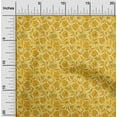 thumbnail image 1 of oneOone Cotton Flex Yellow Fabric Florals Quilting Supplies Print Sewing Fabric By The Yard 40 Inch Wide-P5A, 1 of 4