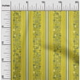 thumbnail image 1 of oneOone Cotton Flex Yellow Fabric Stripe & Geometric Ethnic Sewing Material Print Fabric By The Yard 40 Inch Wide, 1 of 4