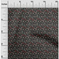 thumbnail image 1 of oneOone Cotton Jersey Black Fabric Christmas Dress Material Fabric Print Fabric By The Yard 58 -Inch Wide, 1 of 1