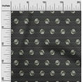thumbnail image 1 of oneOone Cotton Jersey Black Fabric Dot & Bell Flower Floral Quilting Supplies Print Sewing Fabric By The Yard 58 Inch Wide, 1 of 4
