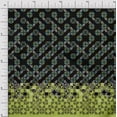 thumbnail image 1 of oneOone Cotton Jersey Black Fabric Geometric Panel Sewing Craft Projects Fabric Prints By Yard 58 Inch Wide, 1 of 3