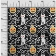 thumbnail image 1 of oneOone Cotton Jersey Black Fabric Halloween Fabric For Sewing Prints Craft Fabric By The Yards 58 Inches Wide, 1 of 1