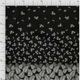 thumbnail image 1 of oneOone Cotton Jersey Black Fabric Leaves & Flower Panel Dress Material Fabric Print Fabric By The Yard 58 Inch Wide, 1 of 3