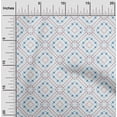thumbnail image 1 of oneOone Cotton Jersey Blue Fabric Dot|Heart & Diamond Shape Geometric Dress Material Fabric Print Fabric By The Yard 58 Inch Wide, 1 of 4