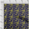 thumbnail image 1 of oneOone Cotton Jersey Blue Fabric Merry Christmas Diy Clothing Quilting Fabric Print Fabric By Yard 58 Inch Wide, 1 of 4