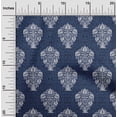 thumbnail image 1 of oneOone Cotton Jersey & Blue Fabric Swirl & Tree Block Fabric For Sewing Printed Craft Fabric By The Yard 58 Inch Wide, 1 of 4