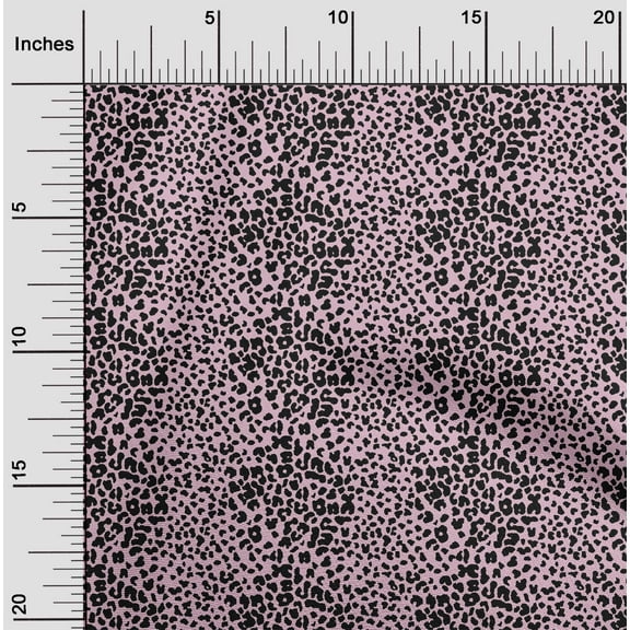 oneOone Cotton Jersey Blush Pink Fabric Leopard Animal Skin Diy Clothing Quilting Fabric Print Fabric By Yard 58 Inch Wide