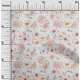 thumbnail image 1 of oneOone Cotton Jersey Blush Pink Fabric Watercolor Floral Sewing Craft Projects Fabric Prints By Yard 58 Inch Wide, 1 of 4